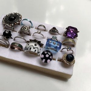 Rings, ring lot Y2K 2000’s